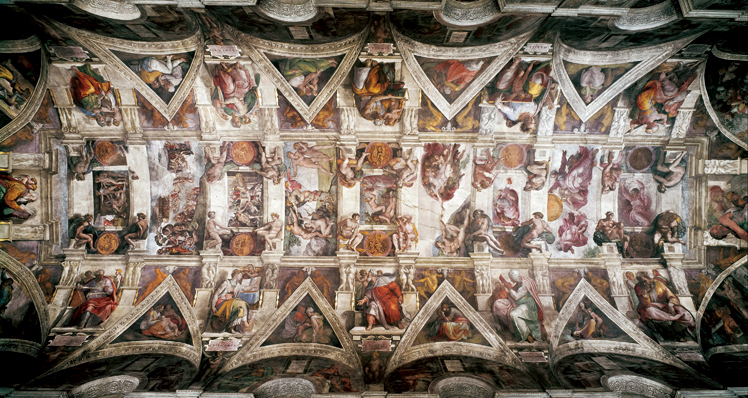  米开朗基罗·博那罗蒂 Michelangelo di Lodovico Buonarroti Simoni——西斯廷天顶画 创世纪 (1)